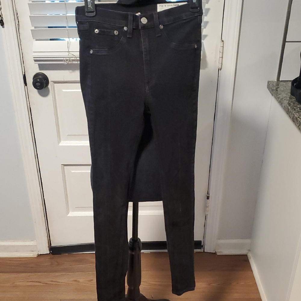 Rag & Bone Black Skinny Jeans